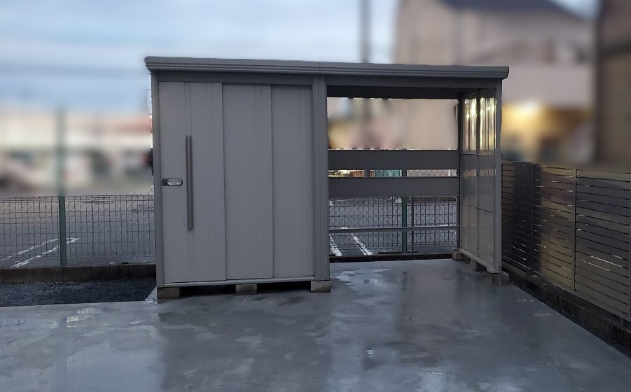 施工後　物置　既存