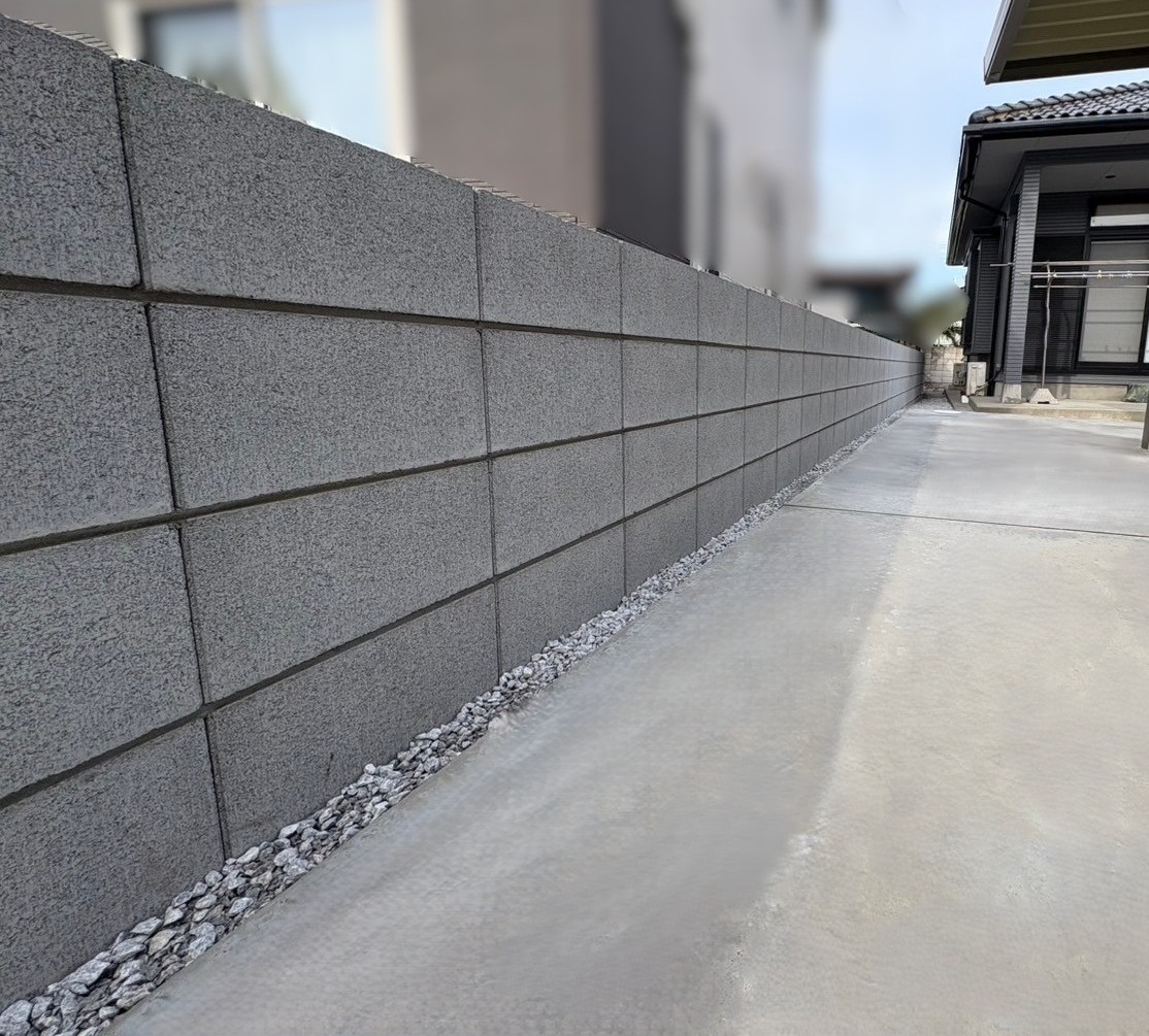 施工後　ブロック　SBIC　イージーC