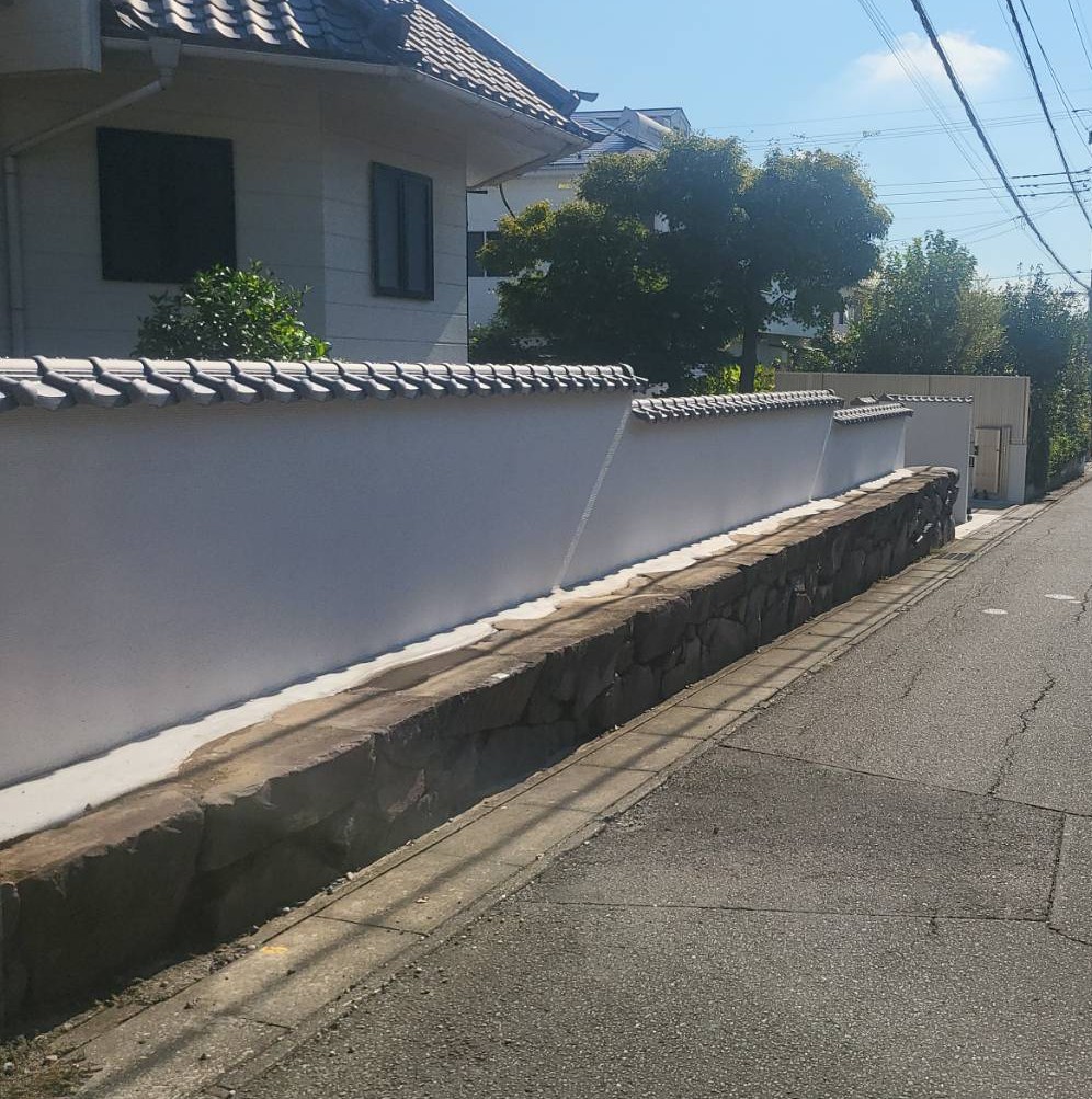 施工後　ブロック塀