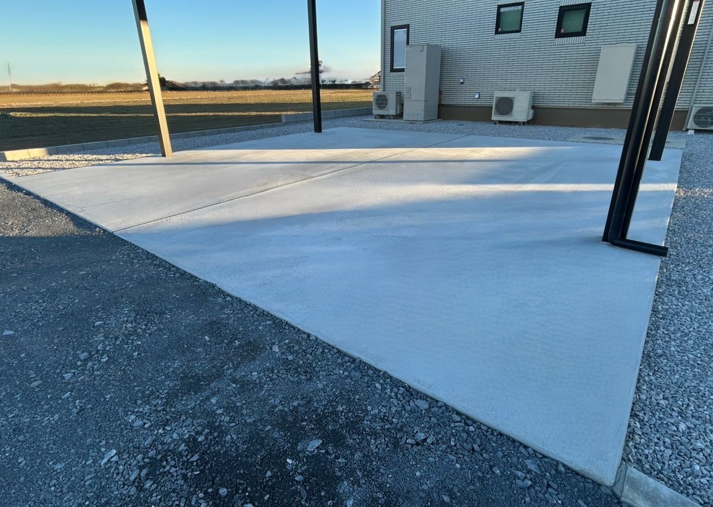 施工後　土間コンクリート