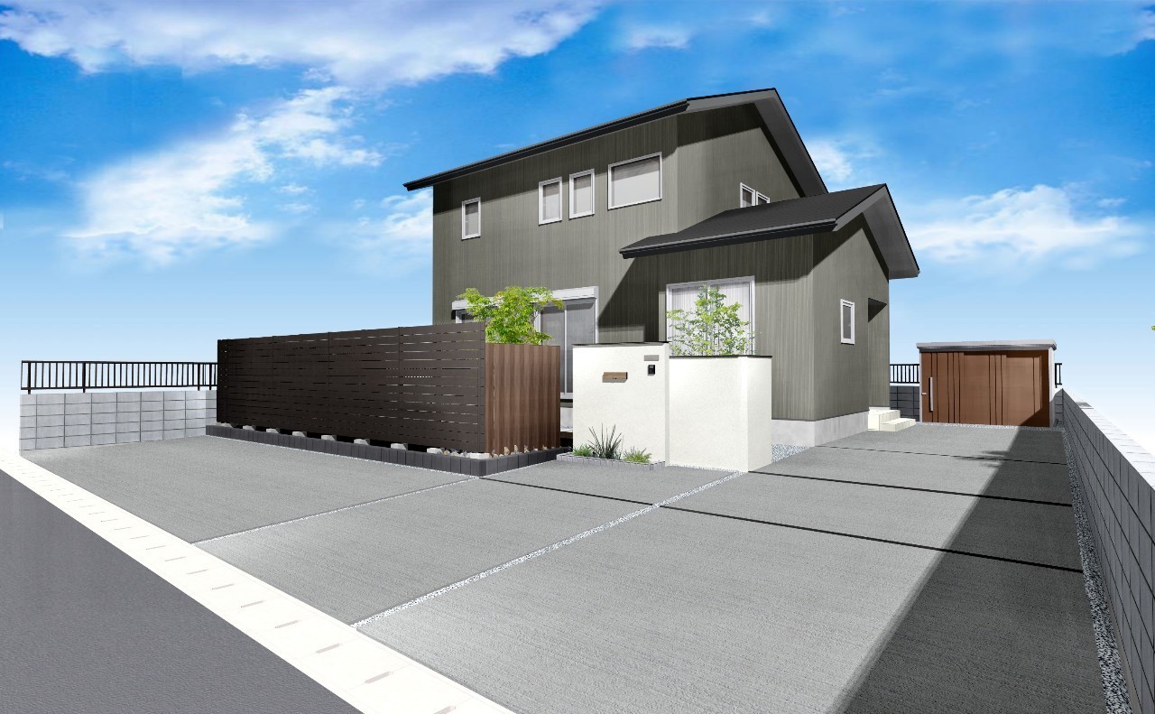 施工後　イメージパース画