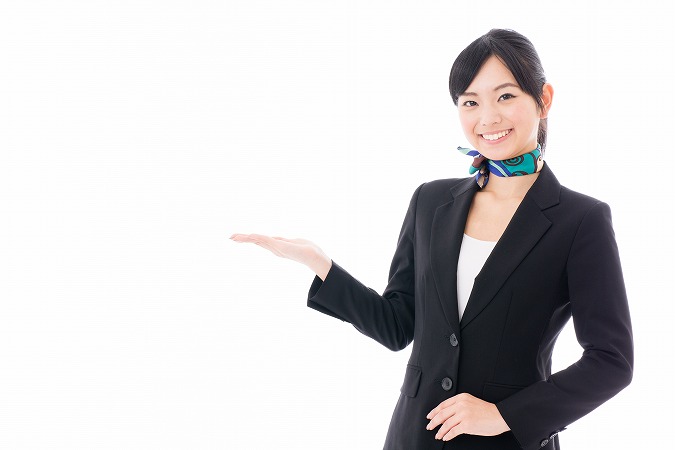 スカーフ女性案内